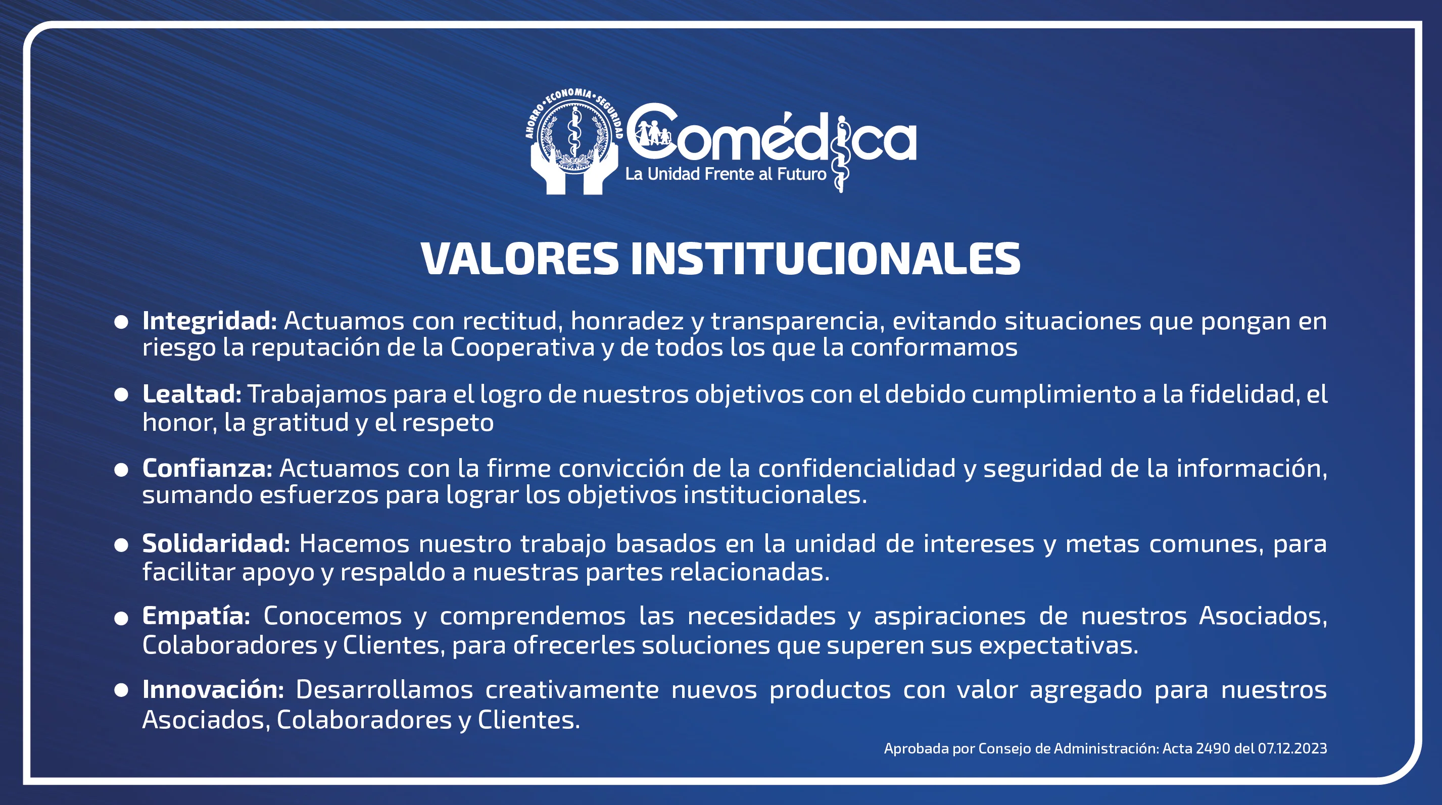 Valores 2024